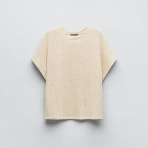 ZARA Rustic Shimmery Sweater